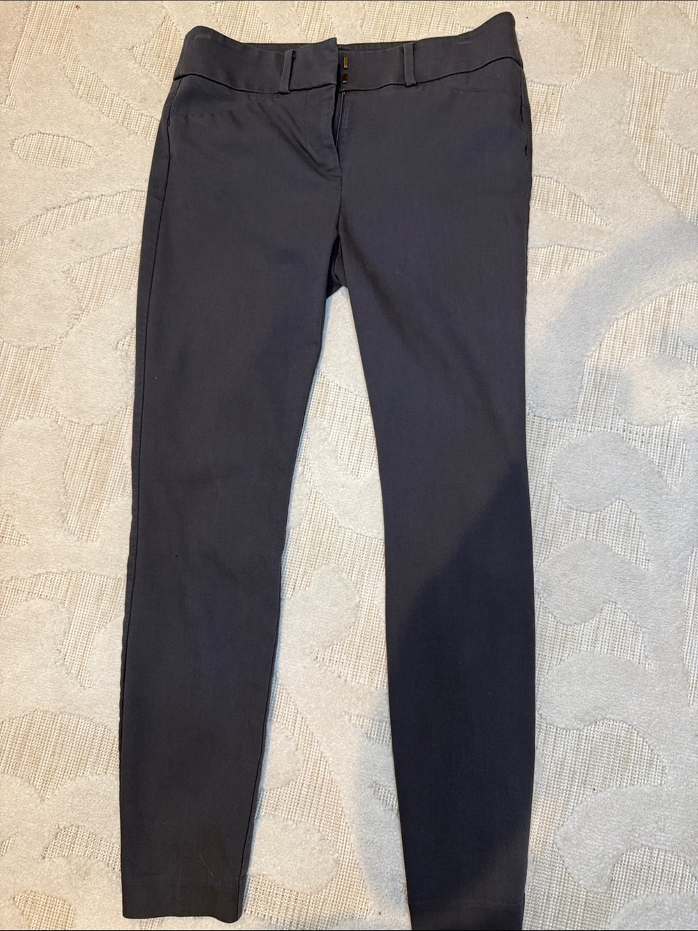 LOFT Marisa Skinny Grey/Blue Pants